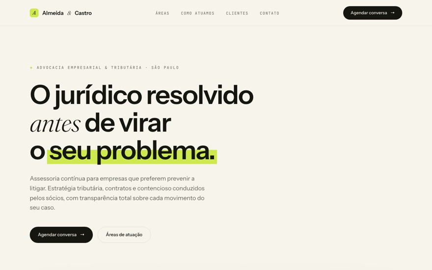 Preview do estilo Contemporâneo