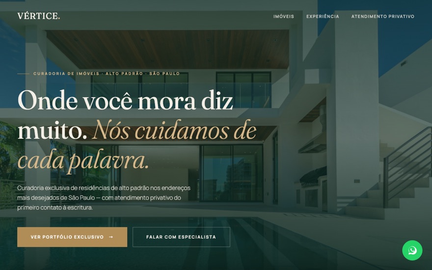 Preview do estilo Sofisticado